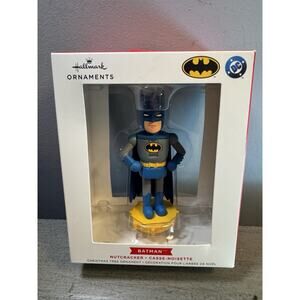 Batman Christmas Tree Ornament Nutcracker Style 2025 Hallmark/DC Comics NIB